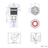 Ulincos U16F2 Alternate Push Button Switch Waterproof Switch Switch Switch