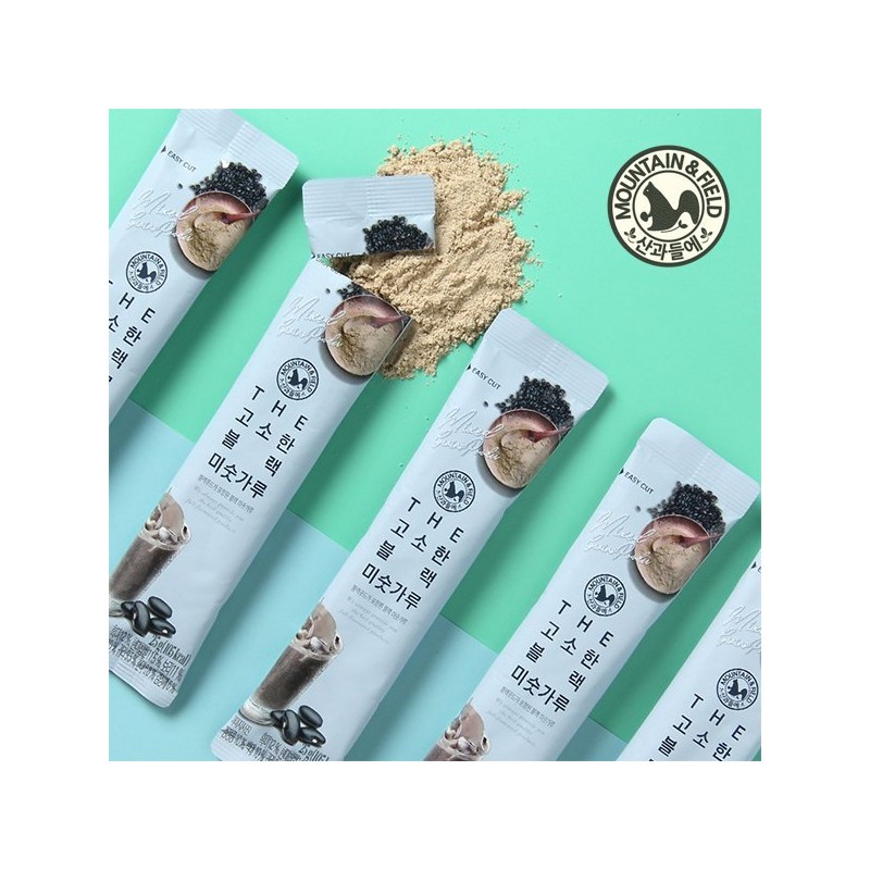 Sangwadeule 산과들에 간편 식사대용 더 고소한 블랙 미숫가루 스틱 25g