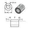 Mild Steel Spacer 3/4" OD x 3/8" ID x Choose