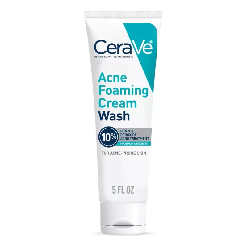 Cerave Acne Control Con 10 % De Bpo Limpiador Facialespumoso