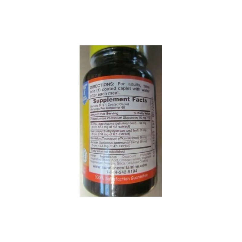 Sundance Vitamins Supplement Super Water Pill Fluid Balance Coated Caplets