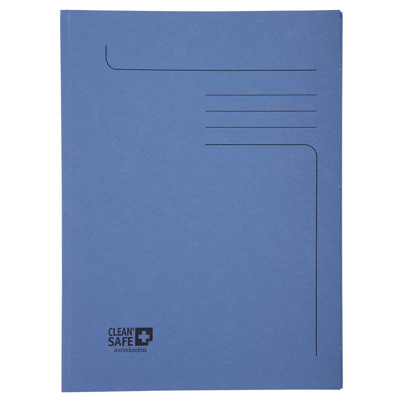 Exacompta - Ref 33122E - Clean'Safe 2-Flap Folders - Suitable