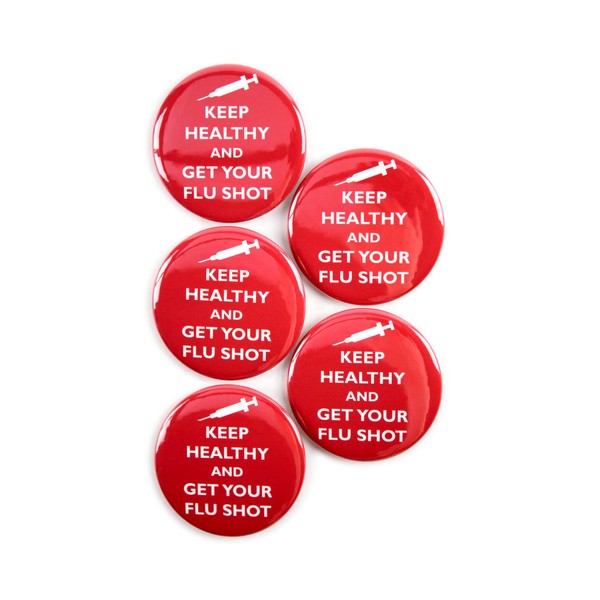 5 Pack - Keep Healthy And Get Your Flu Shot