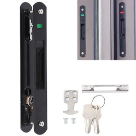 Hook Lock for Sliding Door, Single Sided Lock, Movable Window Door Hook Lock, Sliding Door Window Hook Lock, Double Sided Lock Latch for Mobile Doors, Windows, Sliding Glass Doors