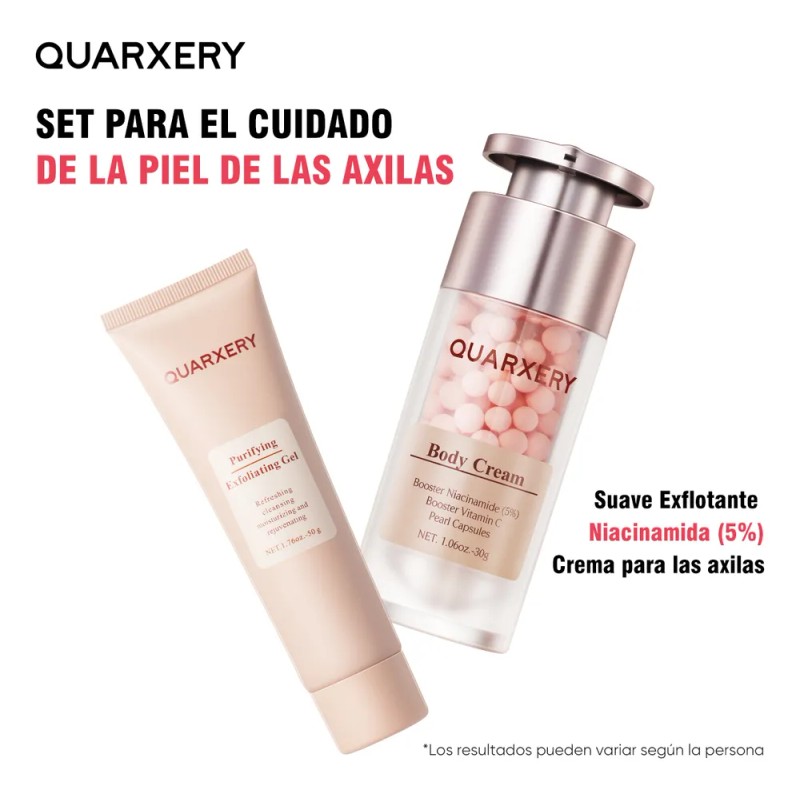 Kit De Cuidado De La Piel Exfoliante + Crema Iluminadora