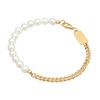 Kuzzoi Buddha Men's Bracelet Made of a Curb Chain in