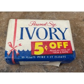 Ivory Soap Vintage Bars Floating Personal Size Soap 1960 USA