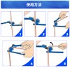 YUENWUZINIC Pipe Bender, Manual Tube Bender, For Pipe Machining 1/8",