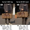 Canvas Duffle Bag for Men 50L Travel Duffel Bags Expandable