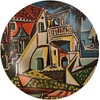 Mediterranean Landscape by Pablo Picasso Melamine Plate