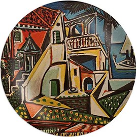 Mediterranean Landscape by Pablo Picasso Melamine Plate