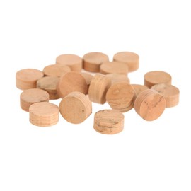 Pack of 20 Trumpet Cork Pads, 9.5 mm Trumpet Trombone Repair Cork Pads Trombone Cork Music Instrument Accessories