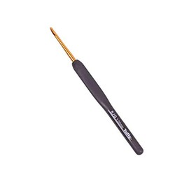 Tulip Etimo Crochet Hook 3.0 mm Aluminium with Soft Grip Black or Gold