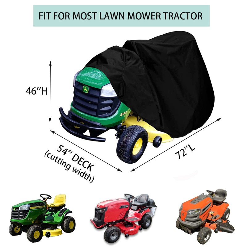 Waterproof Riding Lawn Mower Cover,Outdoor Ride-on Tractor Windproof Covers,Outside UV
