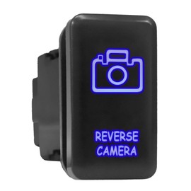 Reverse Camera Symbol Older Model Push Button Compatible with Toyota (/ Surface Size 1.54 x 0.83 inches)