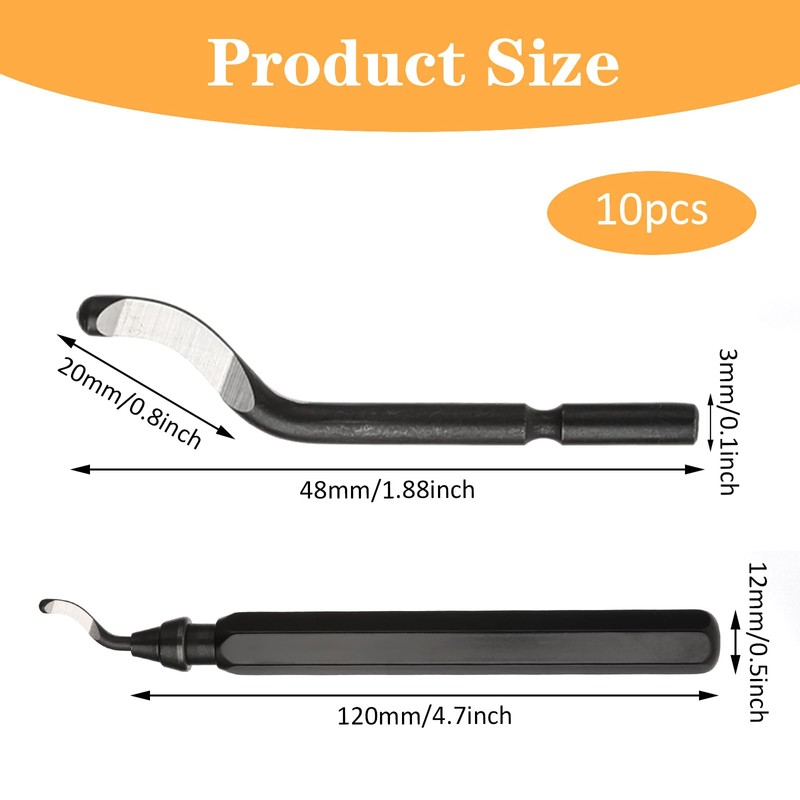 Deburring Tool Set, Reusable Deburring Tool 3D Printing With 10
