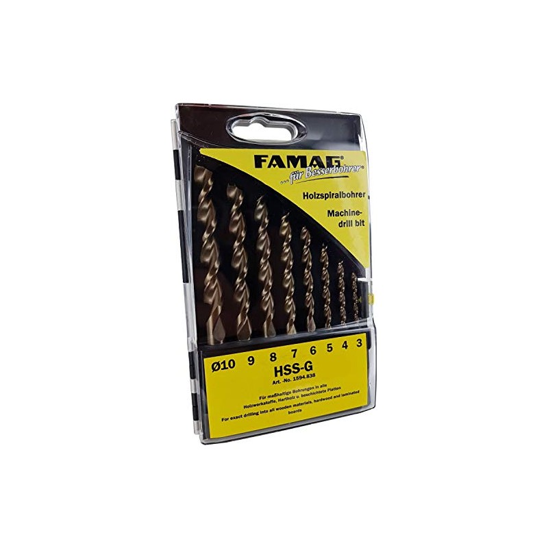 FAMAG Wood twist drill bit HSS-G