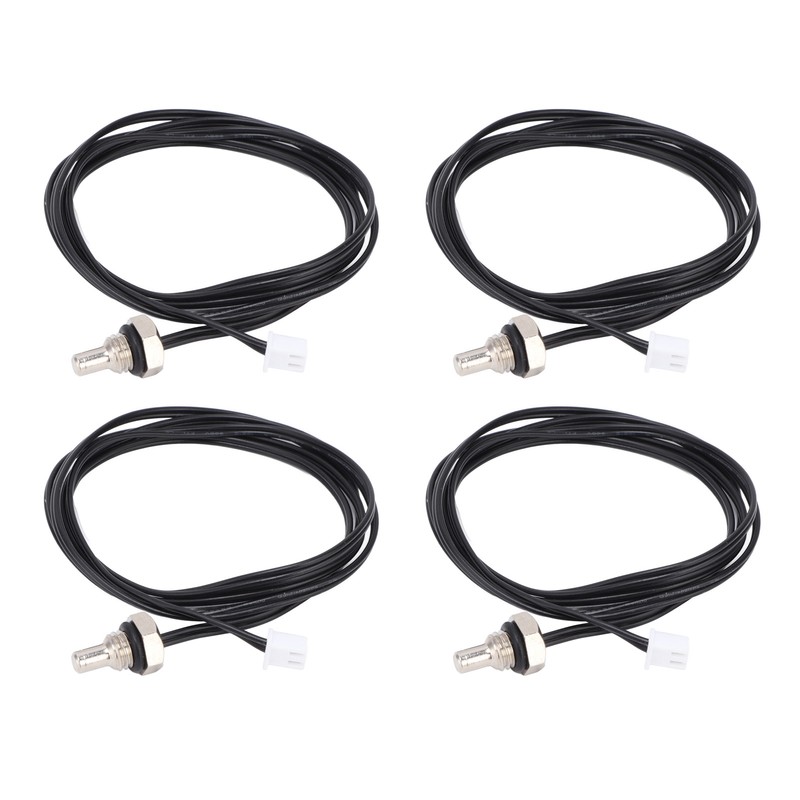 10Pcs Thermistor Sensor NTC Temperature Probe Hex Head 1 Meter