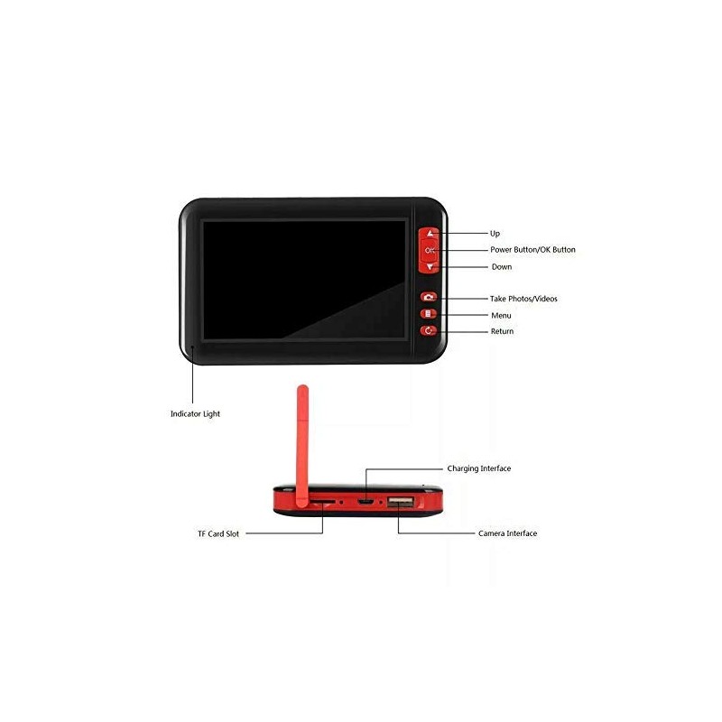 MASO Industial Borescope USB Rechargable Endoscope 1080P HD Inspection Cameras