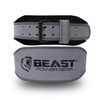 Beast Power Gear Weight Lifting Belt - 4” Genuine Leather