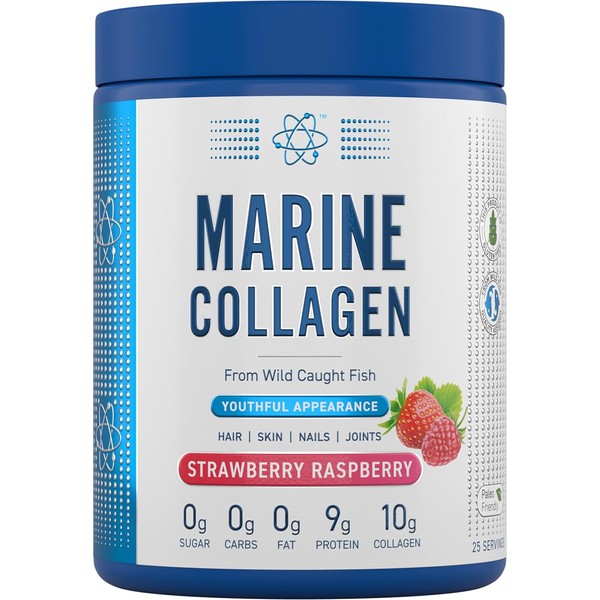 Applied Nutrition Marine Collagen Powder - Hydrolysed Collagen Protein, Healthy