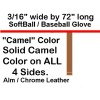 Wood-n-Stuff.com Softball Baseball Glove (4) Leather Lace TAN ALM Type