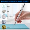 guti-more 2 Pack Tungsten Carbide Scriber with Magnet, with Extra