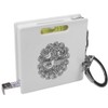 Azeeda 'Three French Hens' Keyring Tape Measure/Spirit Level Tool (KM00003973)