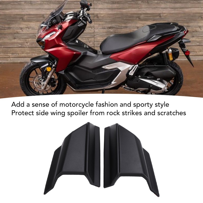 1 Pair Motorcycle Front Spoiler ABS Impact Protection Side Fairing