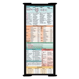 Whitecoat Clipboard® Trifold - Physical Therapy Edition (Black, Trifold)