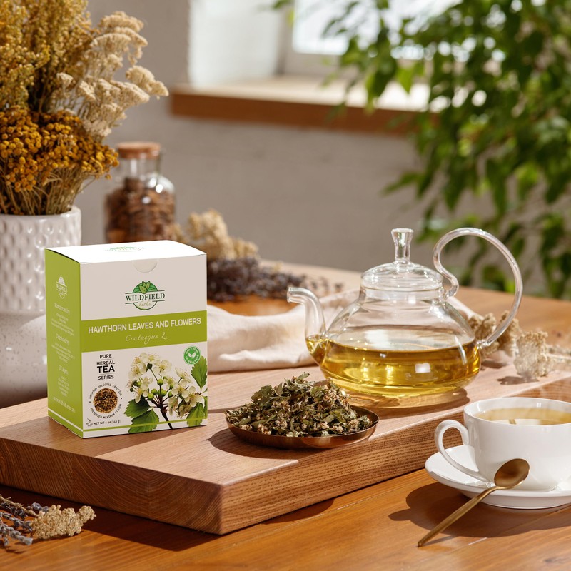 4 oz. Hawthorn Tea Hawthorne Leaf and Flower Herbal Tea