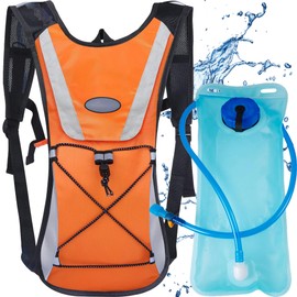 XFLYP Hydration Backpack with 2L Hydration Bladder, 5L Ultralight Hydration Backpack Trail Backpack Hydration Vest, Lightweight Running Backpack Waterproof, Reflective, Tear-Resistant for Running,