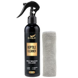 Premium Exotic Leather Cleaner & Conditioner Spray – 8oz with Microfiber Cloth | Reptile Leather Care for Boots, Shoes, Bags & Belts | Cleans, Conditions & Protects Snakeskin, Crocodile