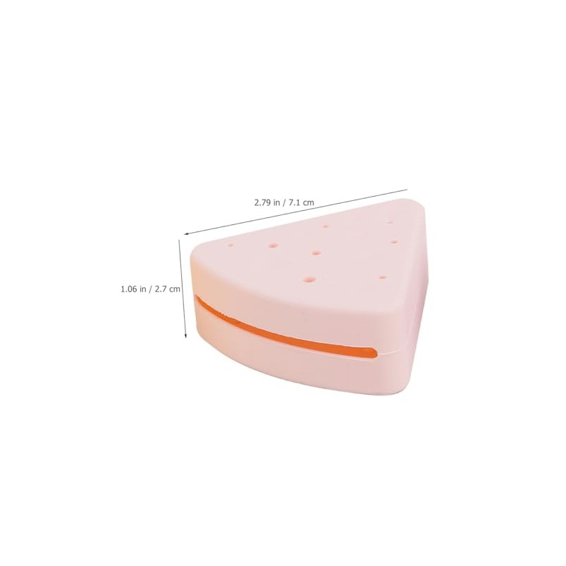 MAGICLULU Estuche Triangular para Esponjas de Maquillaje de Silicona Caja