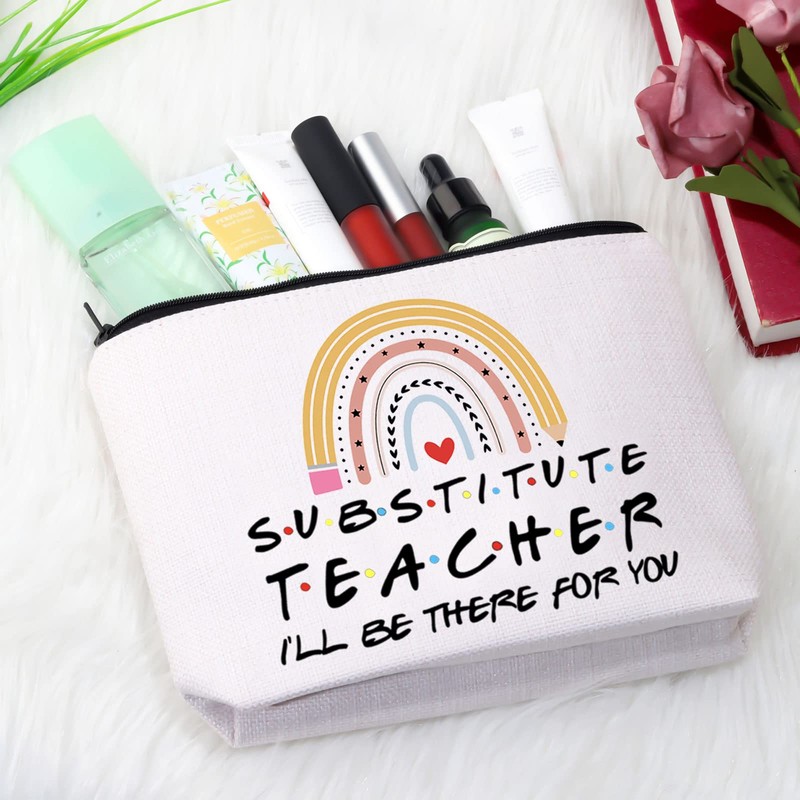 GJTIM Substitute Teacher Gift I’ll Be There For You Zipper