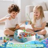 JOYBLI Musical Shark Fishing Game for Kids, 360° Rotating Board,