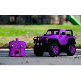 Girlmazing 1:16 Jeep Wrangler RC Radio Control Cars, Toys for Kids (Purple)
