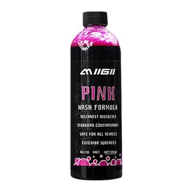 MIIGII Pre-Wash Solution Car Wash Soap - Pink Foam Car Shampoo - Powerful Formula Penetrates and Breaks Down Tree Sap, Bird Droppings & Tough Stains - Works on RVs, Trucks, Cars & More - 300ml (10oz)