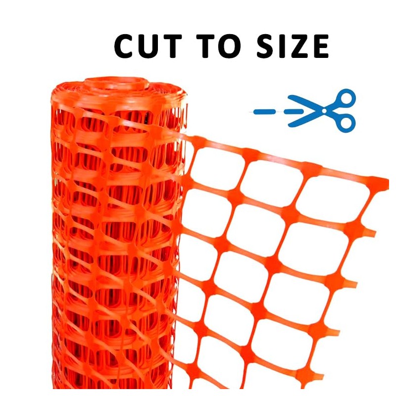 Electriduct Plastic Construction Fencing 250 Feet Orange Netting Barrier Safety