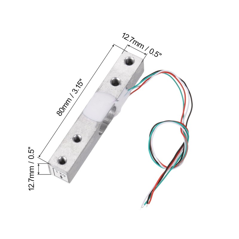 MECCANIXITY 2 Set Digital Load Cell Weight Sensor 1KG +