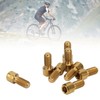 RISK 8Pcs Mountain Bike Pedal Bolts Titanium Alloy Anti Slip