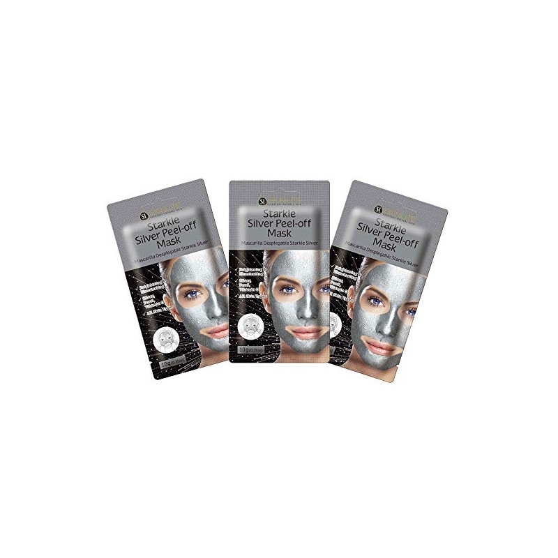 Beauty Sanpo Starkle Silver Peel Off Mask Face Pack Set,