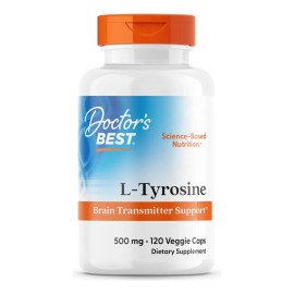 L-Tirosina 500mg L-Tyrosine Altamente Absorbible 120 Cpsulas Vegetales Suplemento Vegano Frmula Natural Cientficamente Probada                        