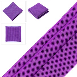 Biange Cooling Towels (40"x 12", Pack of 60) for Neck and Face, Cold Towel for Hot Weather, Sports, Workout, Fitness, Gym, Yoga, Golf, Pilates, Travel, Camping & More