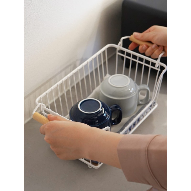 Wahei Freiz RG-0483 Basket Basket with Handle Kitchen Storage Float