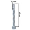 SKIR'CO (Pack of 70) DIN 7504K Galvanised Steel 6.3 x