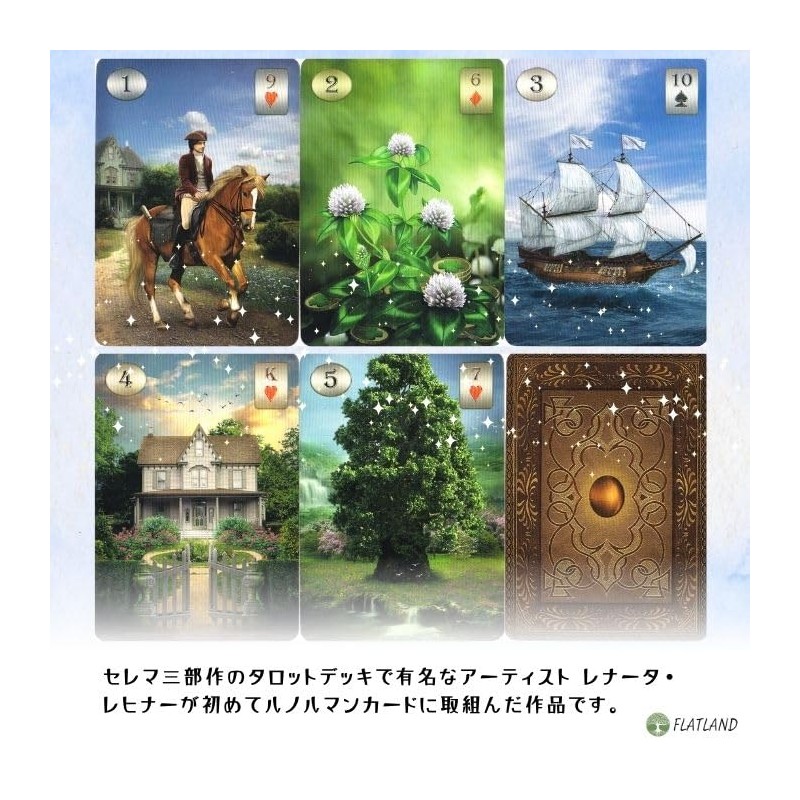 Cerema Renorman Oracle Thelema Lenormand Oracle Card Divination, Japanese Instruction