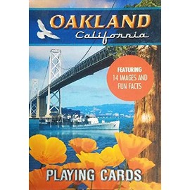 Saddle Mountain Souvenir Oakland California Playing Cards