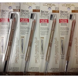 L'Oreal LOT OF 4 - L'Oreal Brow Stylist Professional 3-in-1 Brow Tool // Blonde #351/New