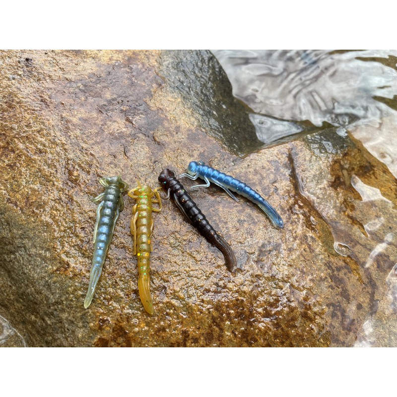 Rebel LIVEFLEX™ Creek Creature Soft Plastic - Siren Nymph -